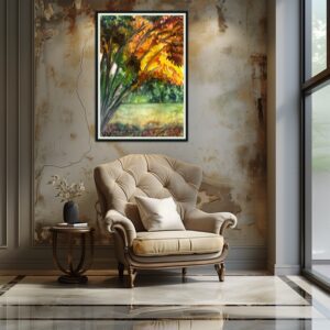 Autumn whispered to the wind, I fall but always rise again