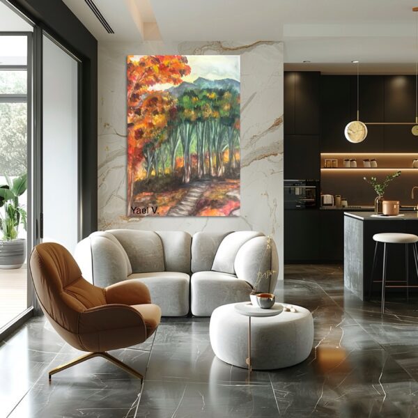 A living room with a couch and chair in it
